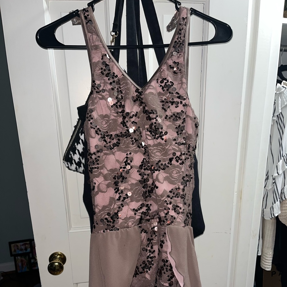 Weismann dusty rose dance costume.